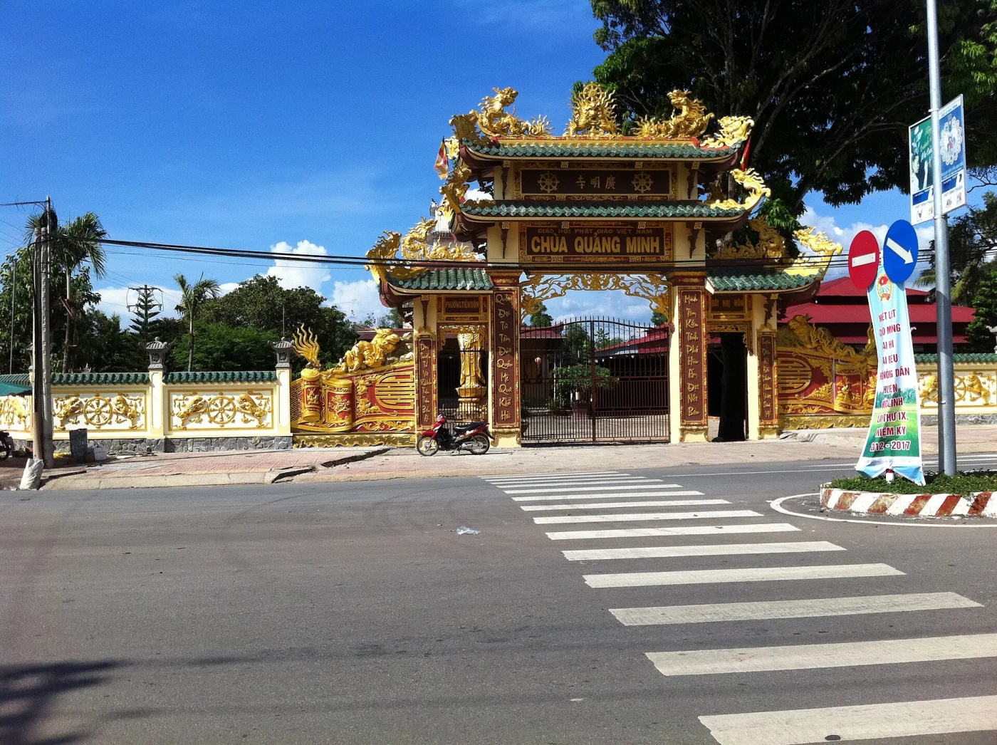 Chùa Quang Minh ở huyện Đức Linh