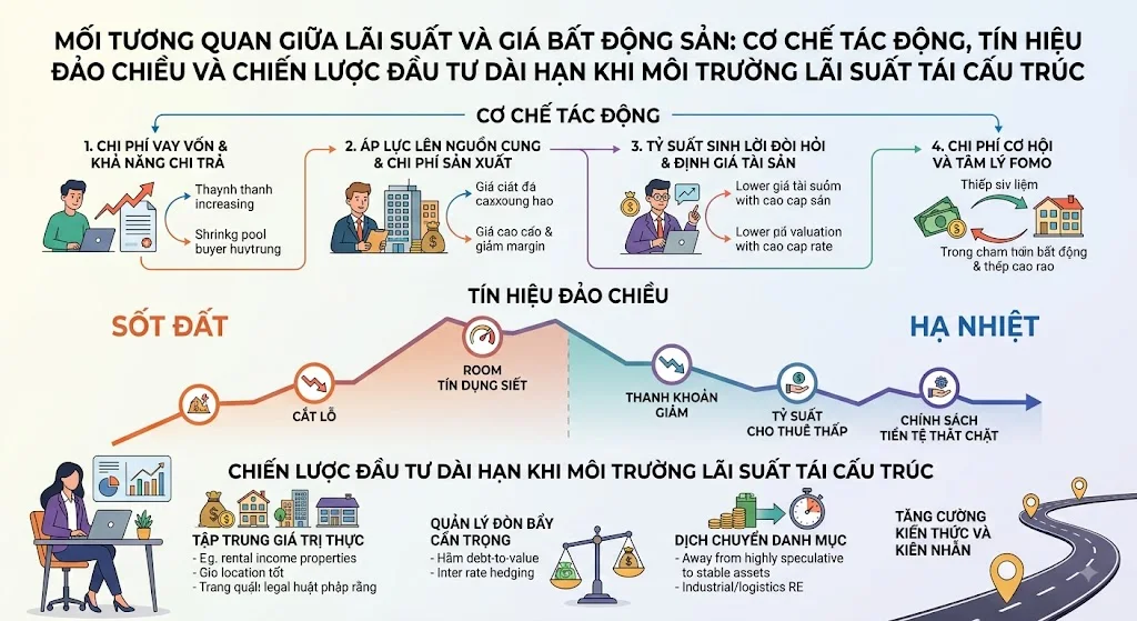 chu kỳ bất động sản và lãi xuất