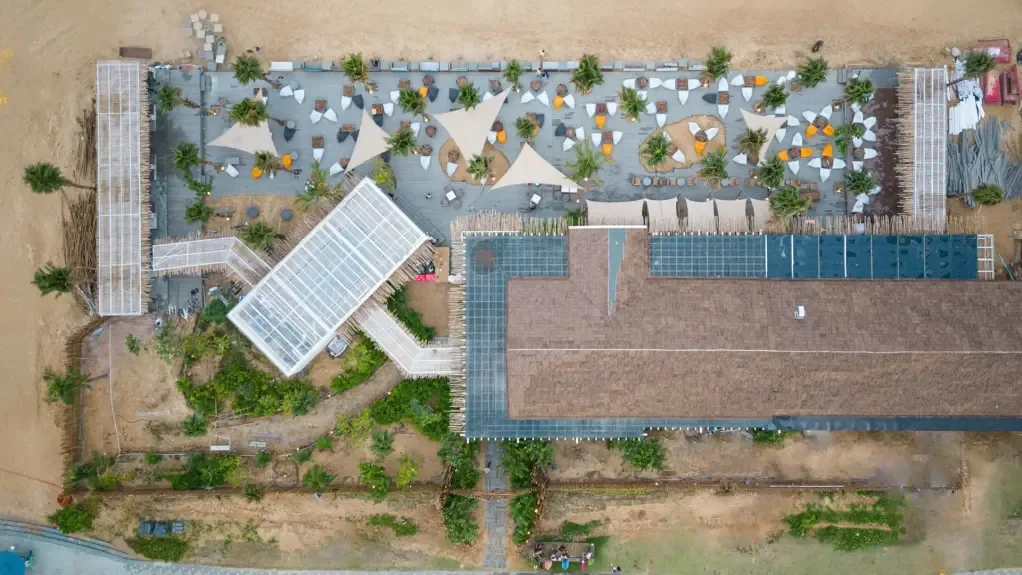 Khu bãi biển NovaWorld Phan Thiết nhìn thẳng từ trên cao