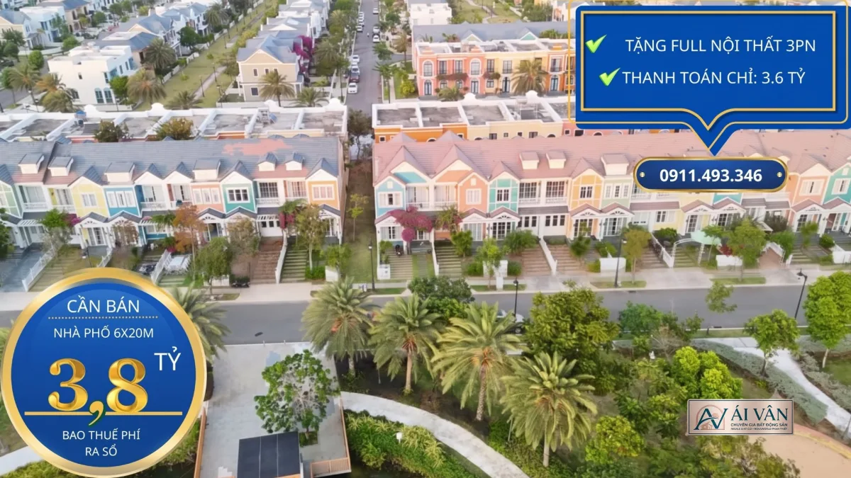 Nhà phố Florida full nội thất khu 6 giá cực kỳ hấp dẫn