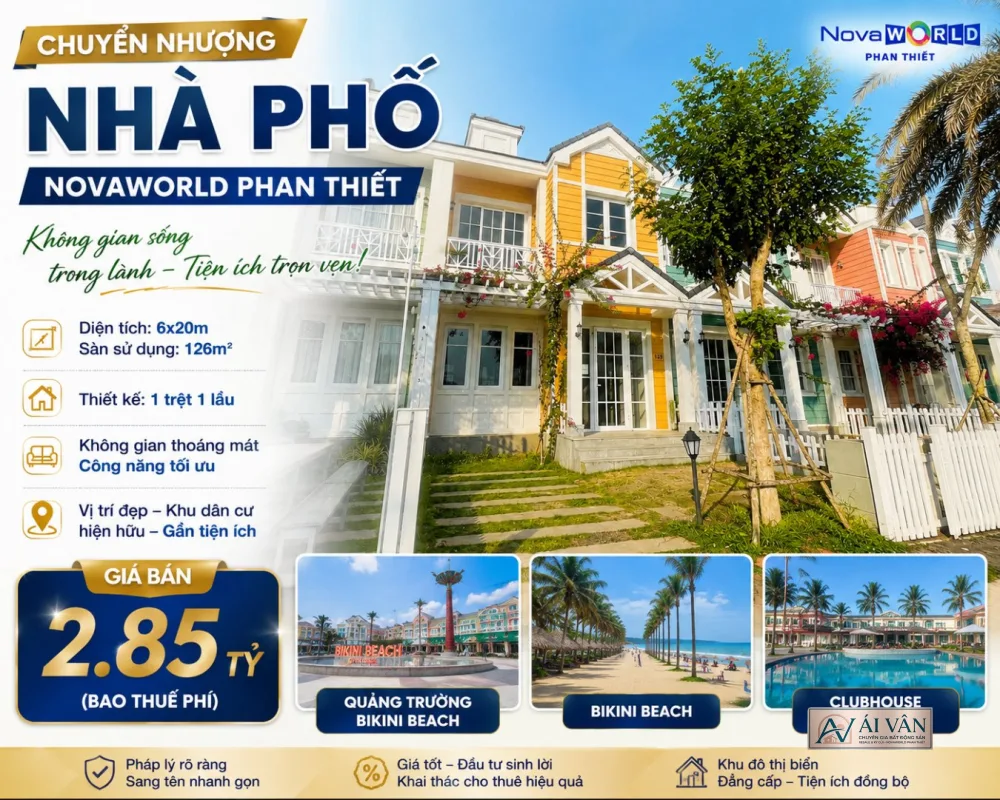 Nhà phố phân khu Florida khu 3 giá sập sàn